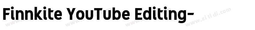 Finnkite YouTube Editing字体转换